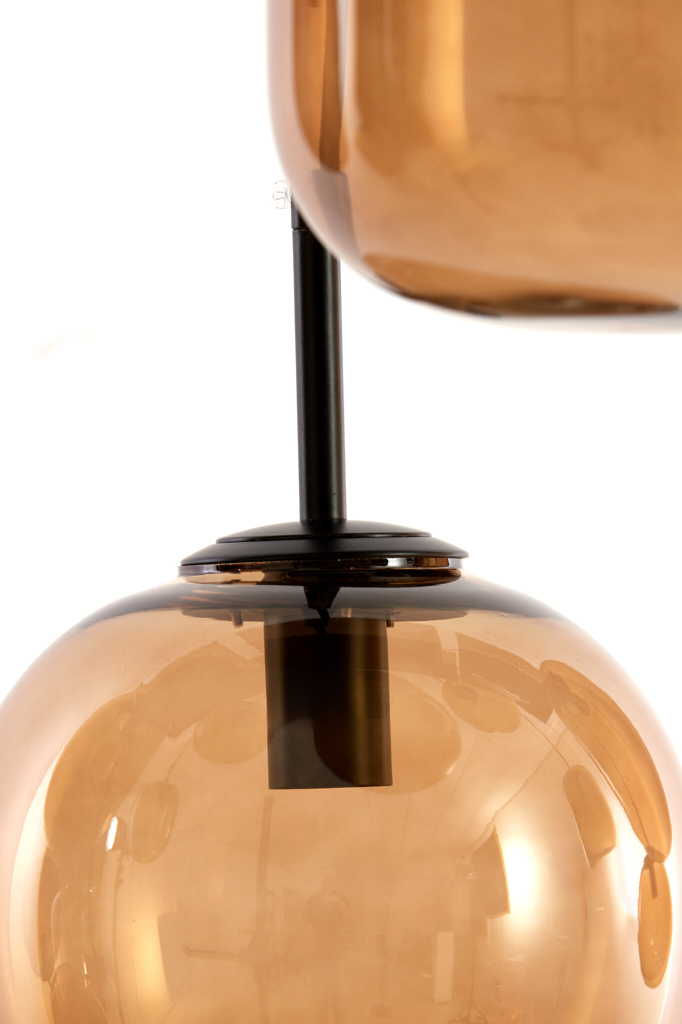 Light & Living - Hanglamp MEZZA - 120x18x23cm - Bruin