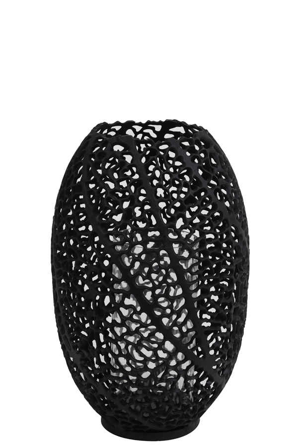 Light & Living - Windlicht SINULA - Ø25.5x38cm - Zwart