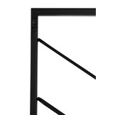 Light & Living - Wijnrek MALBEO - 36x6x160cm - Zwart