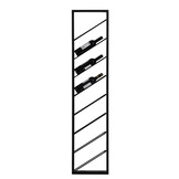 Light & Living - Wijnrek MALBEO - 36x6x160cm - Zwart