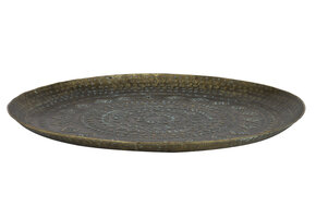 Light & Living - Schaal MELE - Ø58x1.5cm - Groen