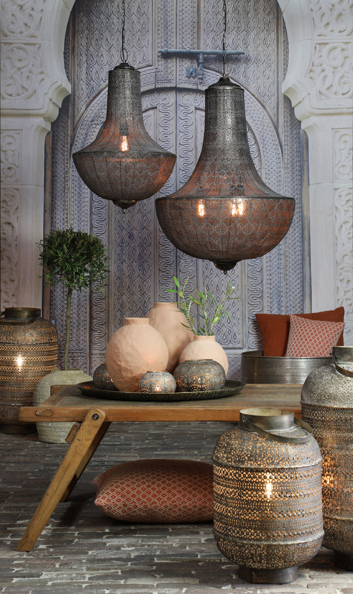 Light & Living - Schaal MELE - Ø58x1.5cm - Groen