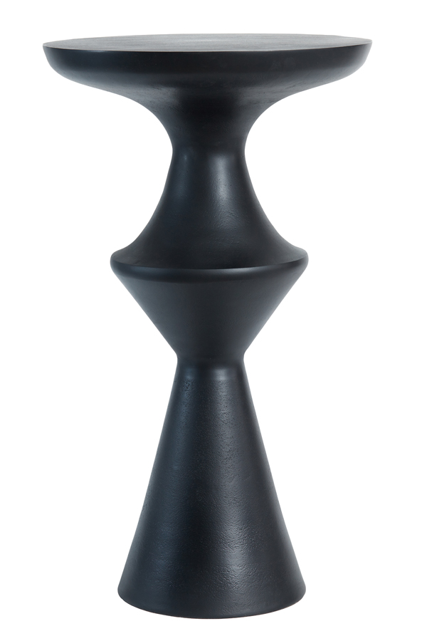 Light & Living - Bijzettafel LOBOC - 37.5x14x74cm - Zwart