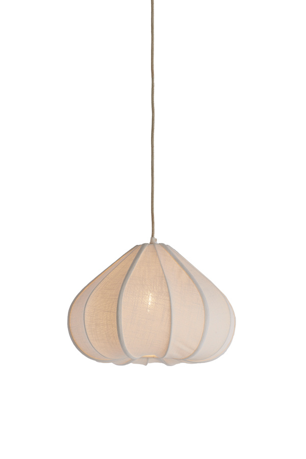 Light & Living - Hanglamp ZUBEDA - Ø38.5x28cm - Wit