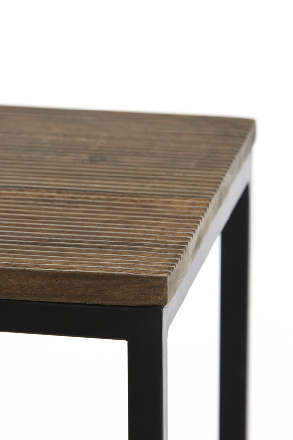 Light & Living - Zuil BRYSON - Ø36x103cm - Bruin - Set van 2