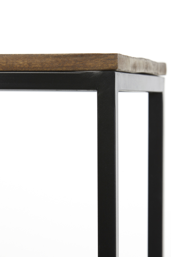 Light & Living - Zuil BRYSON - Ø36x103cm - Bruin - Set van 2
