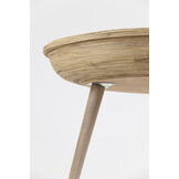 Light & Living - Bijzettafel COLON - Ø56x48cm - Bruin - Set van 2