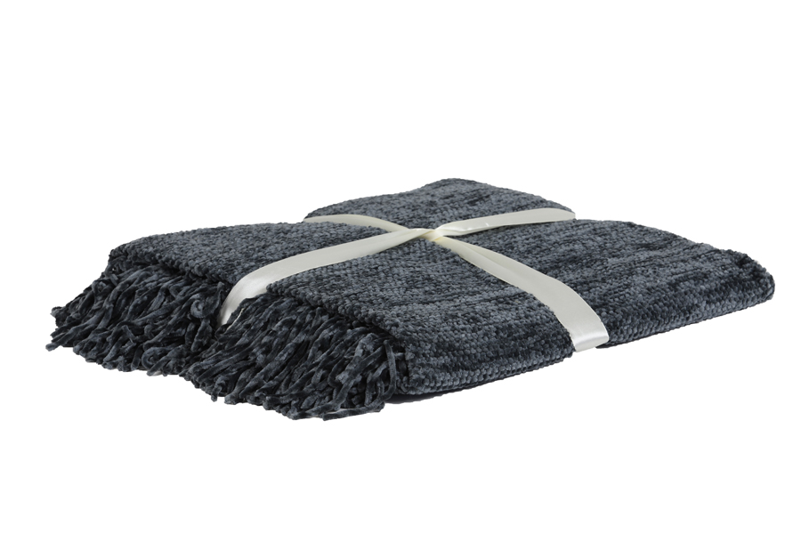 Light & Living - Plaid JULIETTE - 152x127x0.5cm - Grijs