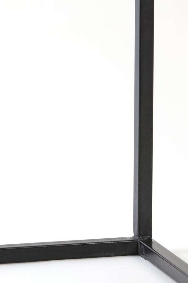 Light & Living - Side BRYSON - 120x40x82cm - Zwart - Set van 2