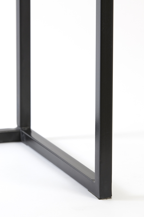 Light & Living - Side BRYSON - 120x40x82cm - Zwart - Set van 2