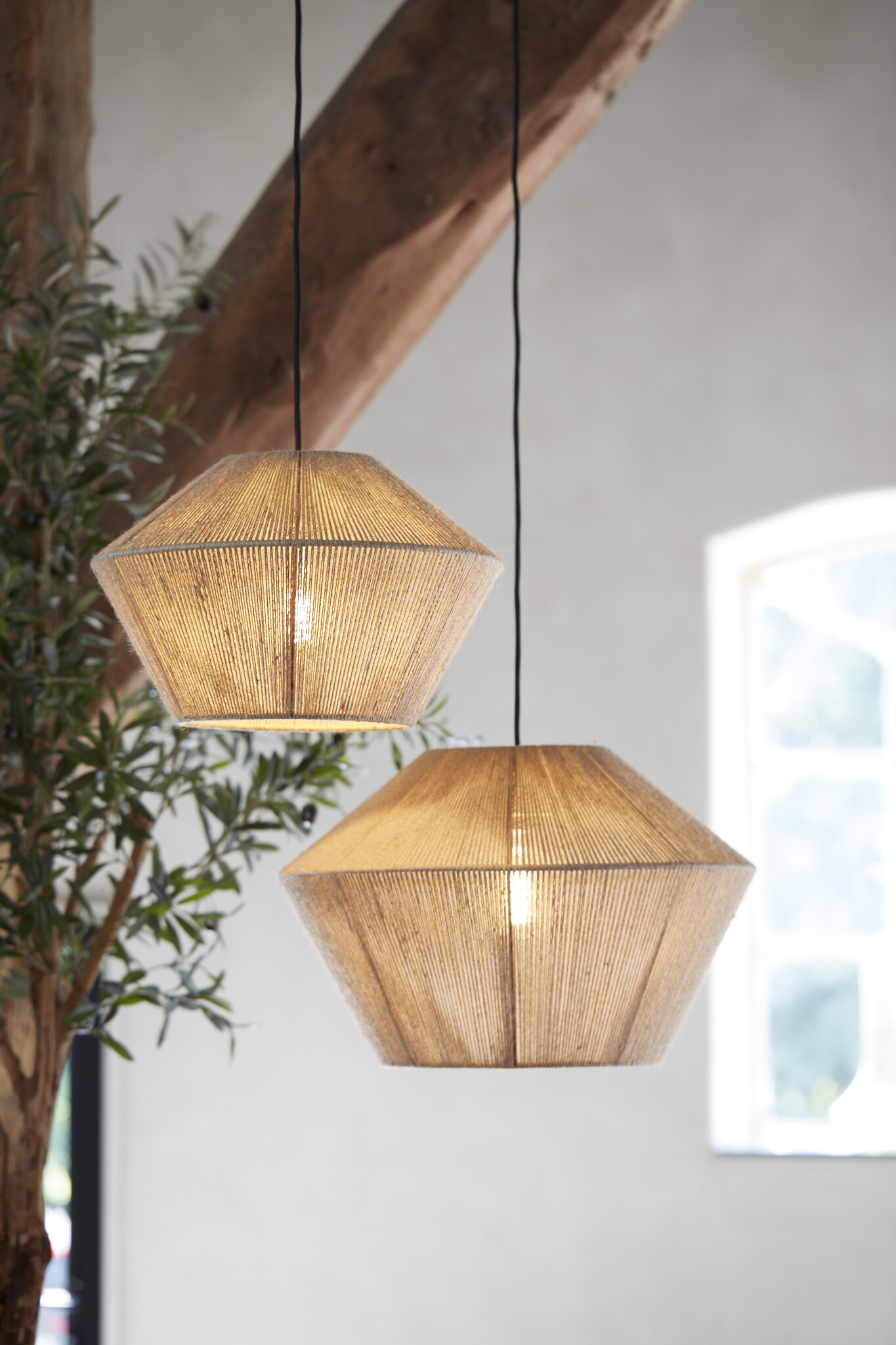 Light & Living - Hanglamp FUGIA - Ø50x33.5cm - Groen
