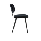 Light & Living - Eetkamerstoel AALIYAH - 55.5x45.5x80cm - Zwart - Set van 2