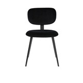 Light & Living - Eetkamerstoel AALIYAH - 55.5x45.5x80cm - Zwart - Set van 2