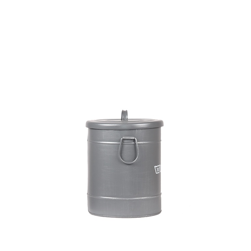 LABEL51 - Opbergdoos Wasmand - Grijs - 26x26x33cm