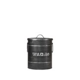 LABEL51 - Opbergdoos Wasmand - Zwart - 26x26x33cm