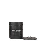 LABEL51 - Opbergdoos Wasmand - Zwart - 26x26x33cm