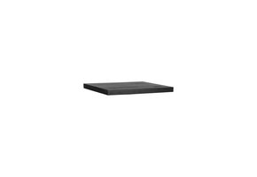 LABEL51 - Eetkamertafel Tafelblad Straight Edge - Zwart - 70x70x5cm
