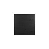 LABEL51 - Eetkamertafel Tafelblad Straight Edge - Zwart - 70x70x5cm
