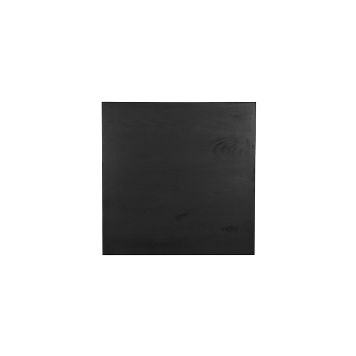 LABEL51 - Eetkamertafel Tafelblad Straight Edge - Zwart - 70x70x5cm
