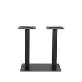 LABEL51 - Eetkamertafel Tafelpoot Dubbel - Zwart - 40x70x71cm