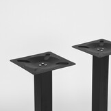 LABEL51 - Eetkamertafel Tafelpoot Dubbel - Zwart - 40x70x71cm