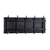 Brix - Kapstok Brix Gabi Black - Mangohout / Gecoat Staal