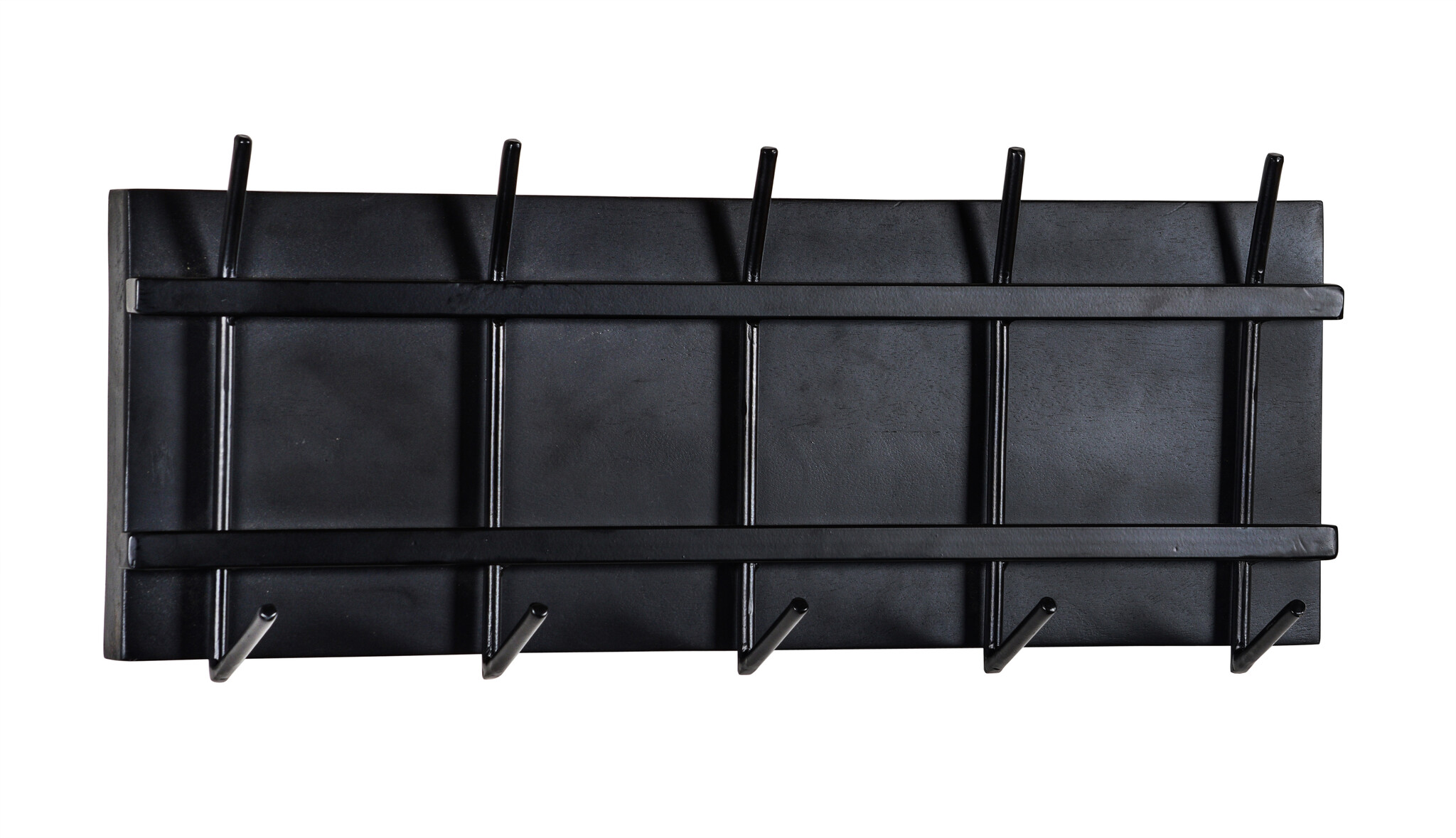 Brix - Kapstok Brix Gabi Black - Mangohout / Gecoat Staal