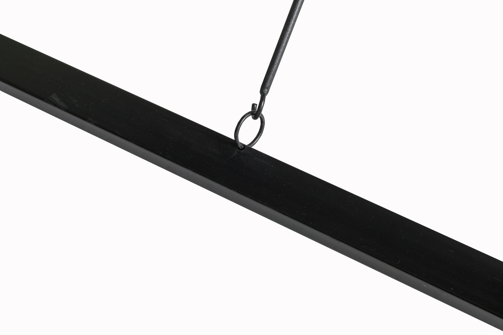 Livingfurn - Eetkamertafel Norris 160x90 cm - Mangohout / Gecoat Staal