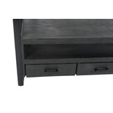 Livingfurn - TV Meubel Norris High - 200x150x45 cm - Mangohout / Gecoat Staal