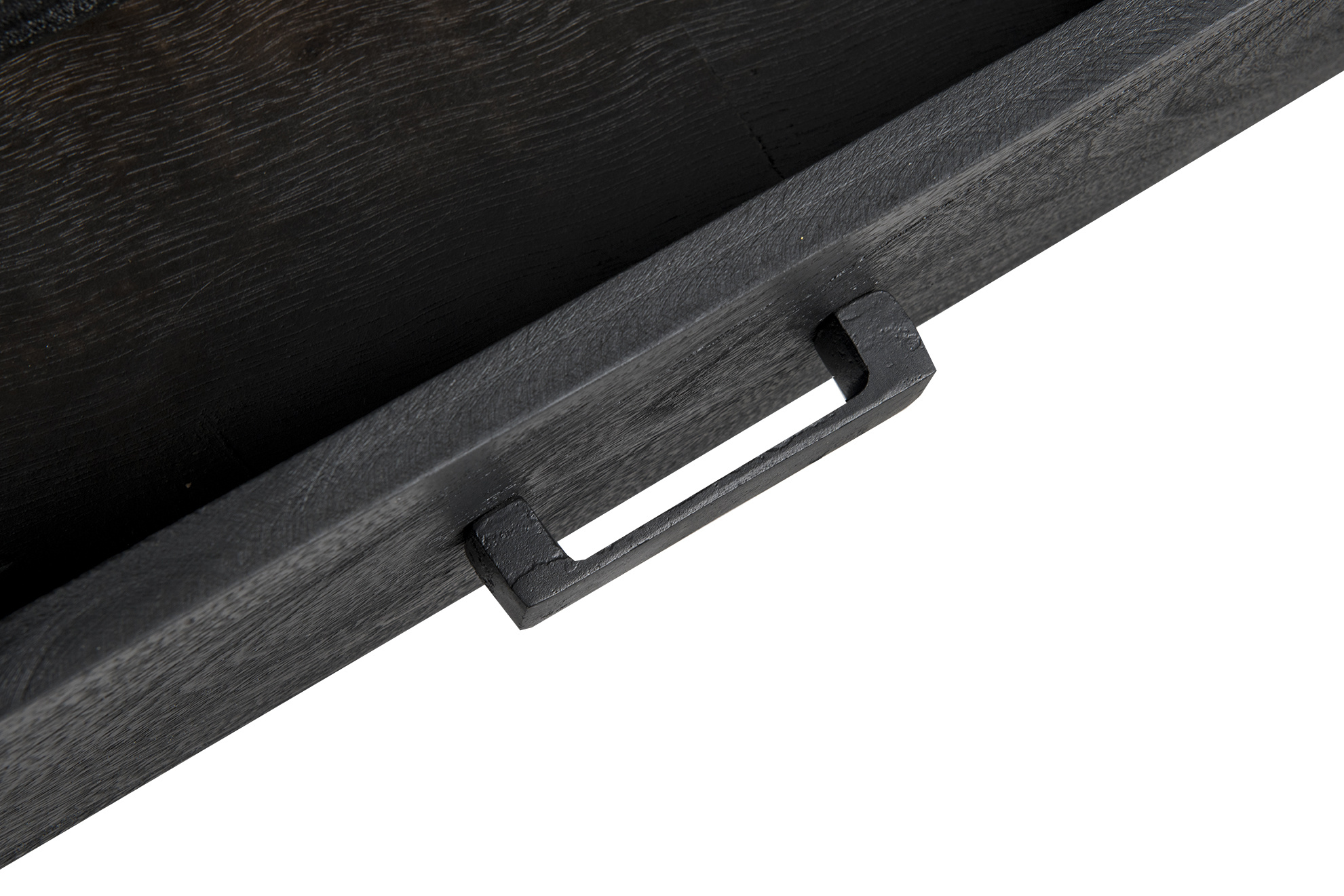 Livingfurn - Dressoir Norris - 180x80x43 cm - Mangohout / Gecoat Staal