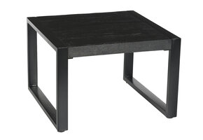 Livingfurn - Salontafel Norris 60 cm - Mangohout / Gecoat Staal