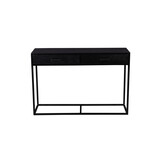 Livingfurn - Wandtafel Kala - 120x80x35 cm - Mangohout / Gecoat Staal