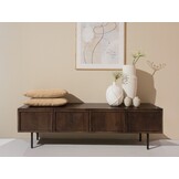 Livingfurn - TV Meubel Elan - 180x50x40 cm - Mangohout