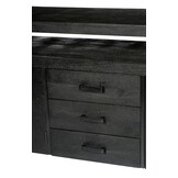 Livingfurn - Dressoir Norris - 210x80x45 cm - Mangohout