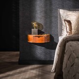 Hoyz - Nachtkastje 1L Curve - Massief Acacia Naturel