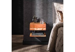 Hoyz - Nachtkastje 1L Shelve - Massief Acacia Naturel