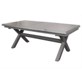 ZOMER-Sens-Line - Monaco Keramiek - Uitschuifbare tuintafel - 167-207cm - Antraciet