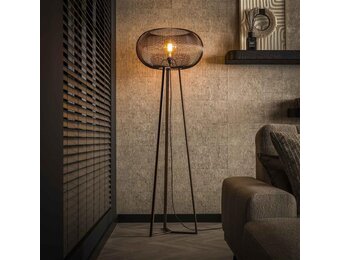 Hoyz Collection - Vloerlamp 3-poot Copper Twist - Koperkleurig