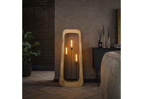 Hoyz Collection - Vloerlamp 3L Bray - Massief Mango Naturel