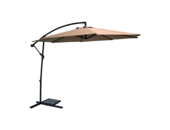 ZOMER-Sens-Line - Menorca Parasol Taupe Ø300 Cm - Grijs