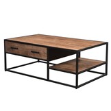 Livingfurn - Salontafel Sturdy - 40x70x120cm - Mangohout