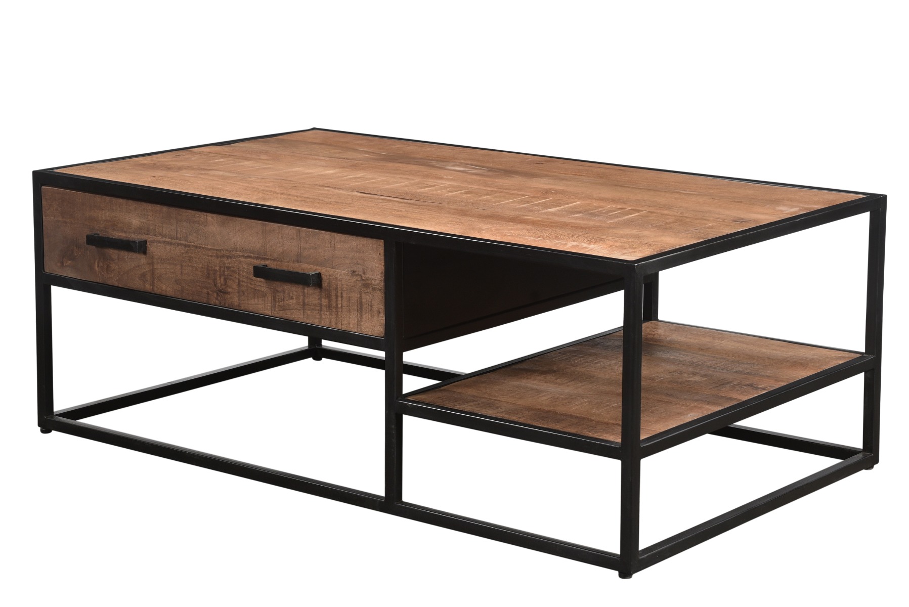 Livingfurn - Salontafel Sturdy - 40x70x120cm - Mangohout
