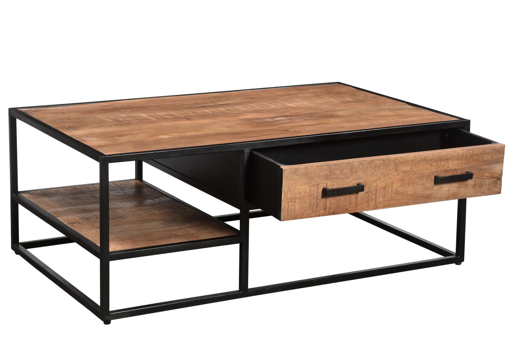 Livingfurn - Salontafel Sturdy - 40x70x120cm - Mangohout