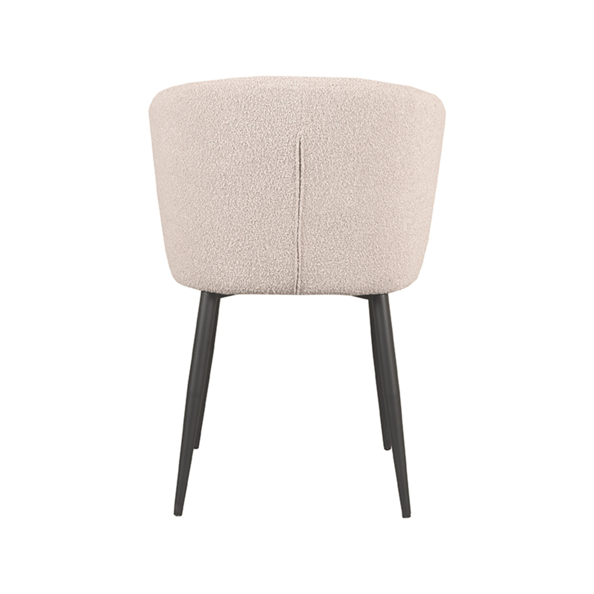 LABEL51 - Eetkamerstoel Wave - Beige - 60x58x85cm - Set van 2