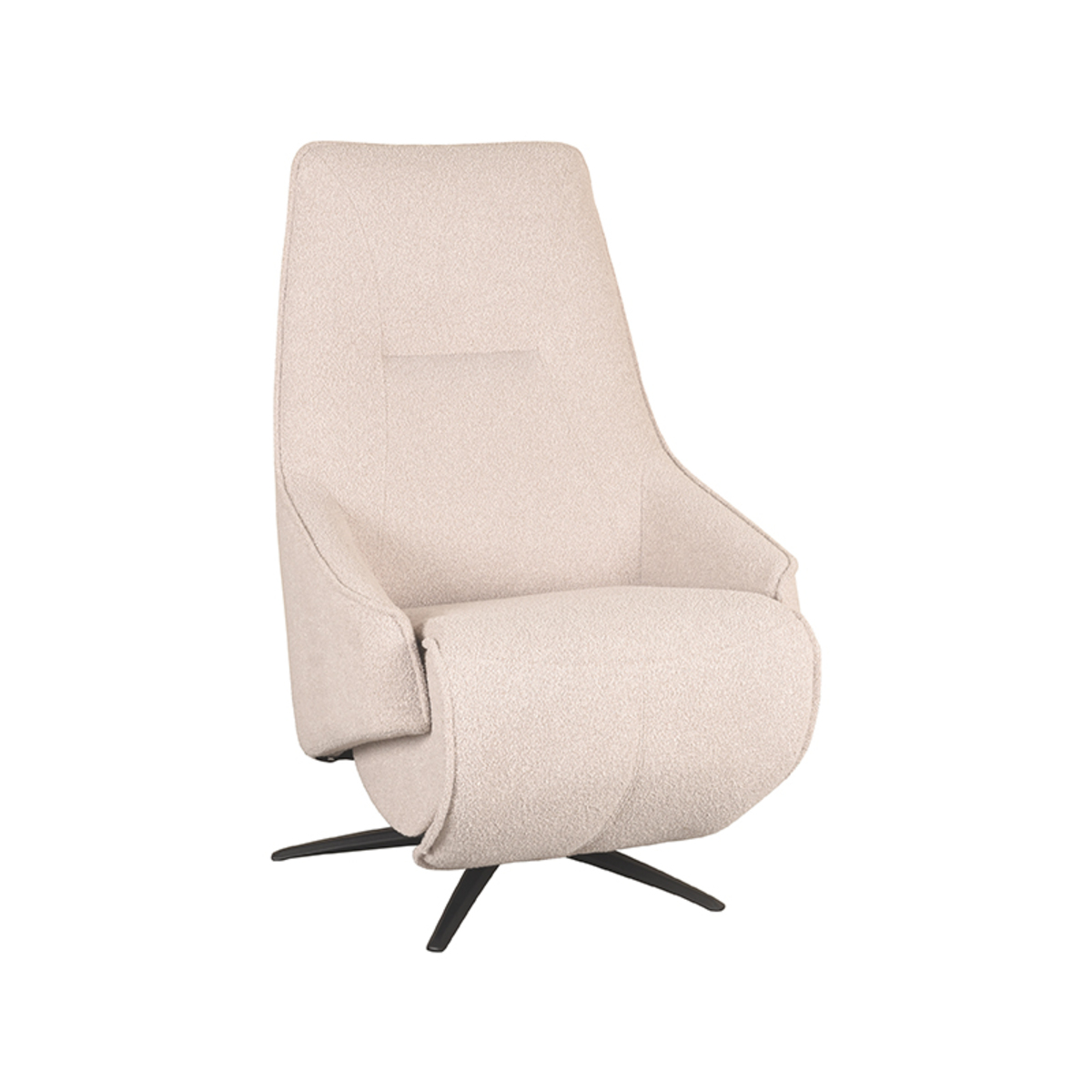 LABEL51 Fauteuil Odense - Naturel - Boucle - Elektrisch - 87x68x110 cm