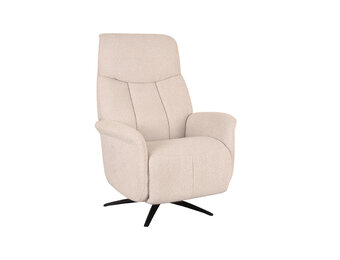LABEL51 Fauteuil Oslo - Naturel - Boucle - Elektrisch - 87x79x112 cm