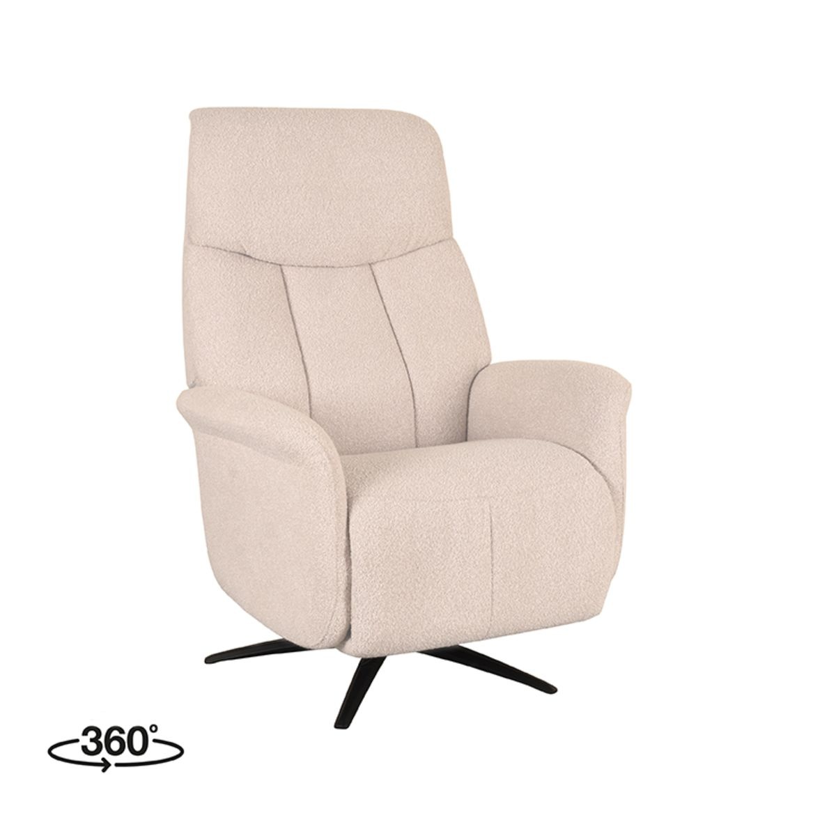 LABEL51 - Fauteuil Oslo - Beige - 87x79x112cm