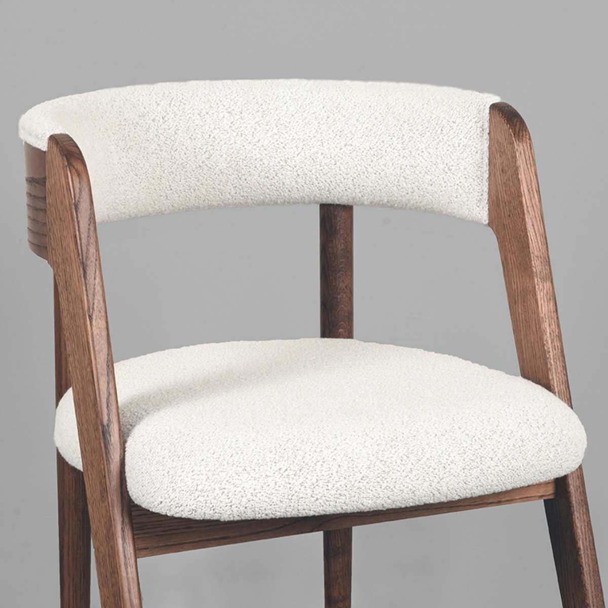 LABEL51 - Eetkamerstoel Sasha - Ecru - 82x54x75cm - Set van 2