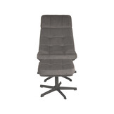 LABEL51 - Fauteuil Alvar - Grijs - 57x53x83cm