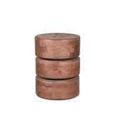 LABEL51 Bijzettafel Milly - Espresso - Mangohout - 35x35x47 cm